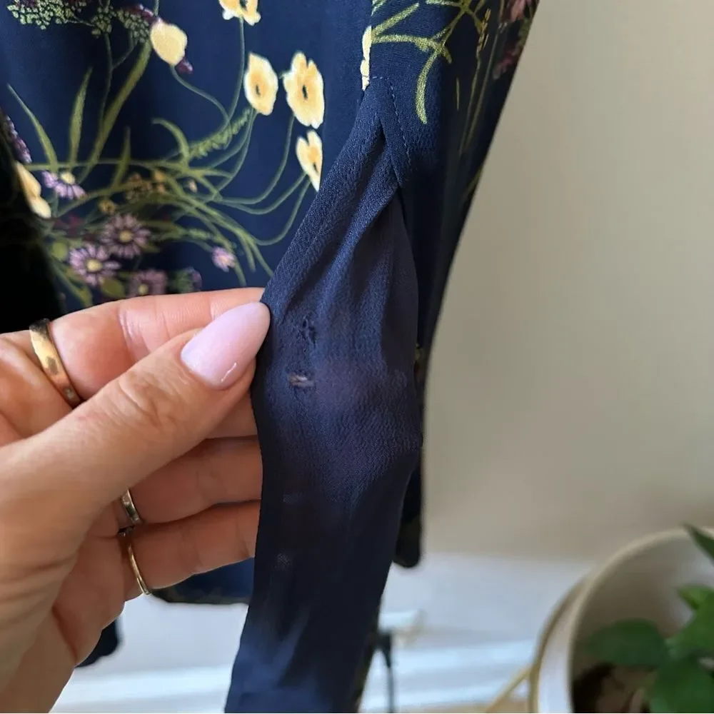 Reformation Peridot Side Slit Midi Dress in Mademoiselle - Picture 6 of 9